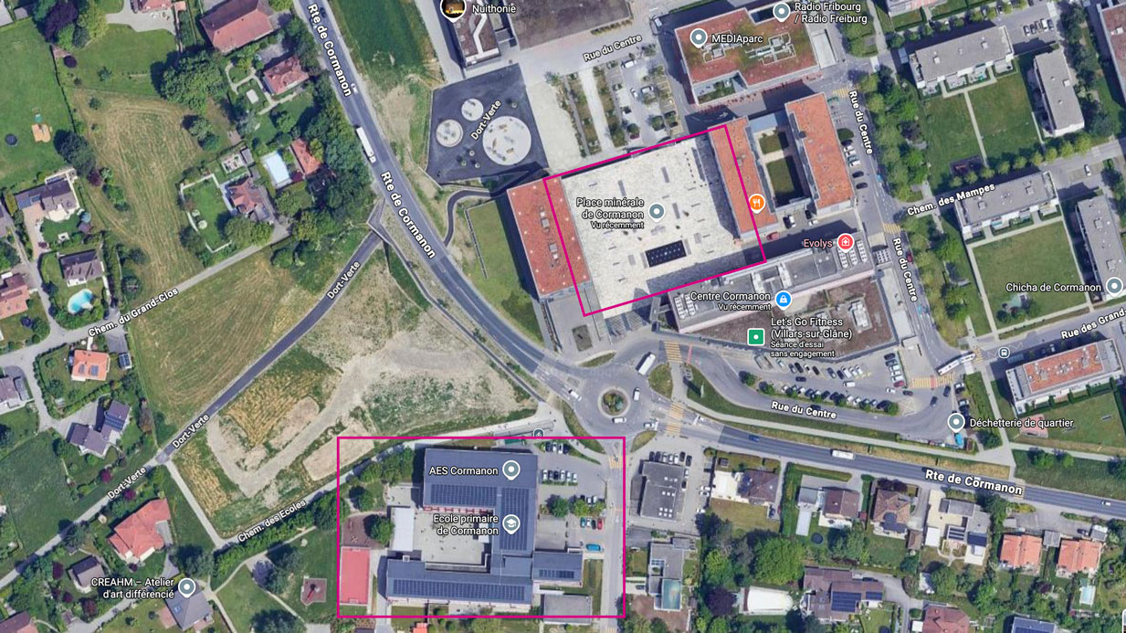 Plan aérien de la manifestation Villars-sur-Games 2026