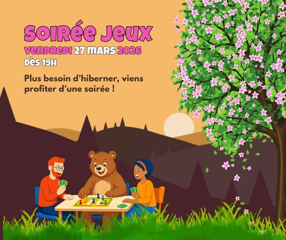 Soirée Jeux du 27 mars 2026